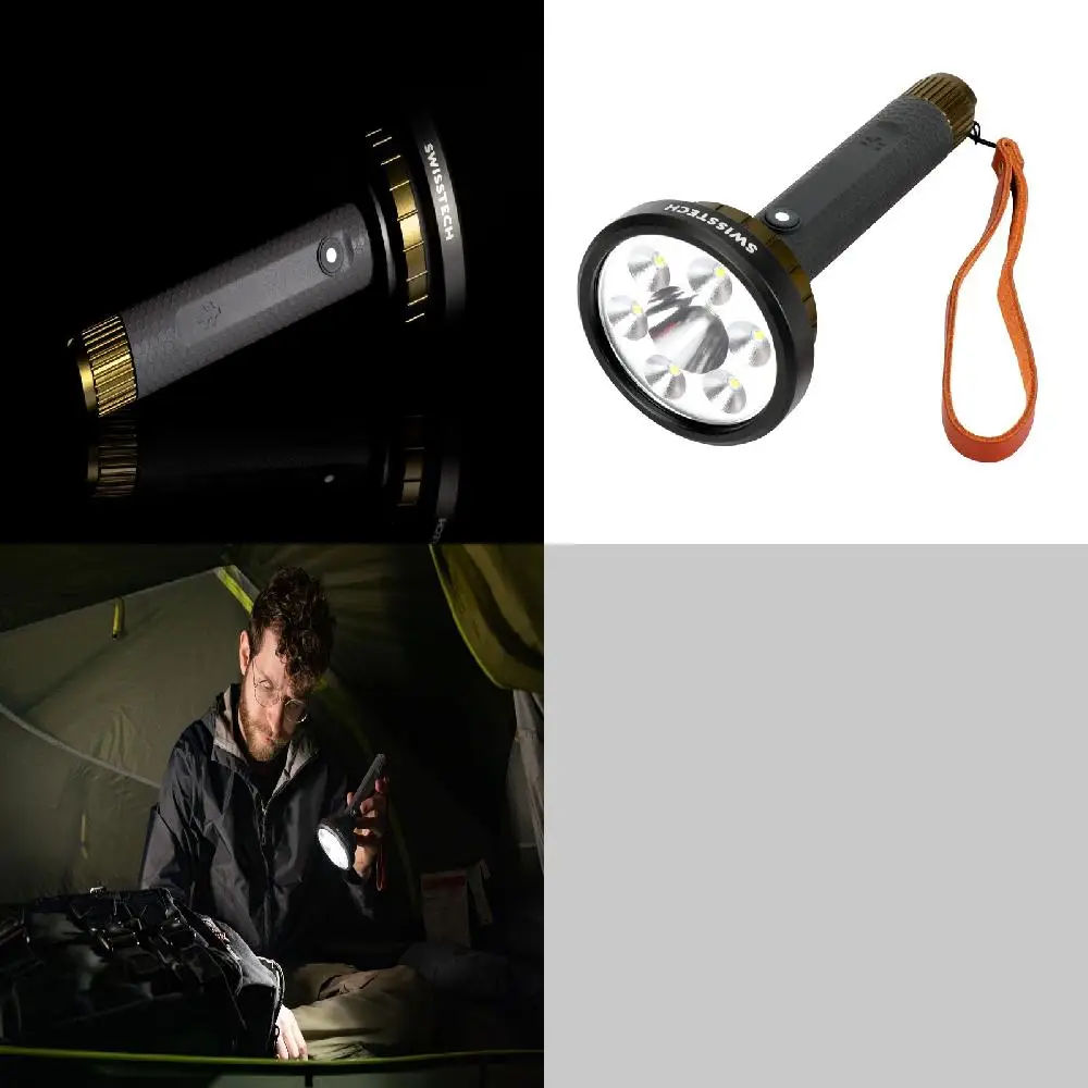 

Rechargeable, Bright 2000 Lumen LED Flashlight for Outdoorsmen - Digital Focusing, IPX7 Waterproof, Perfect Gear for Any Adventu