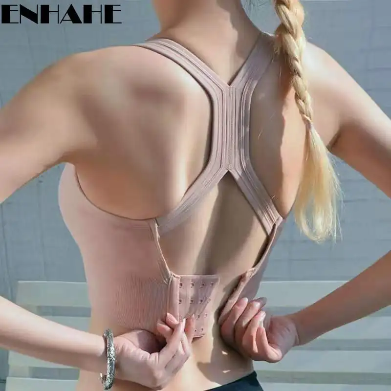 

ENHAHE Bras For Women Underwear Sexy Lingerie Add pad Bra Seamless Push Up Cotton Tops Bralette Brassiere Wireless Sports Vest