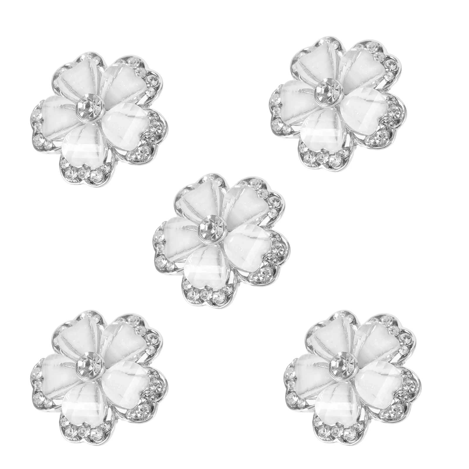 

Buttons Sewing Clothes Knitting Flower Decorative Embellishments Rhinestone Button Flatback Craft Shiny Wear Resistant Function