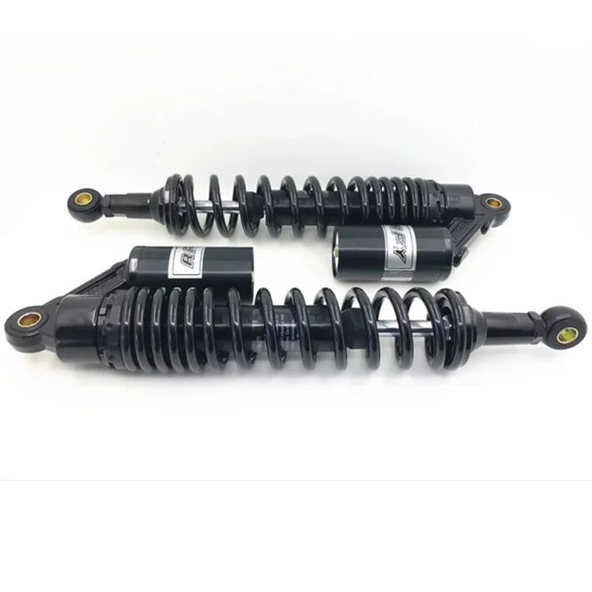 Фото Амортизатор для мотоциклов Yamaha Warrior 350, YFZ 350, XT500, TT500, RM370, RM125, ATV, 370 мм, 375 мм, 380 мм, черный хром №5