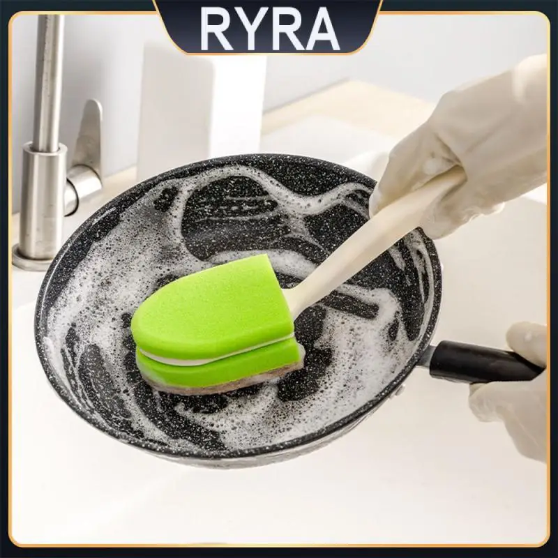 

Environmentally Friendly Kitchen Pot Brushes Save Energy Effort Household Cleaning Brush Strong Water Absorption Decontamination