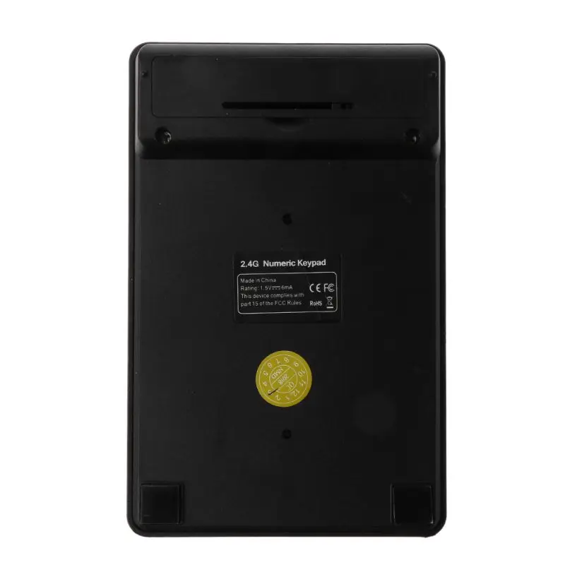 Q5WA 19-ключ-цифровой клавиатура 2 4 ГГц беспроводной numpad USB-приемник Mini Keyboard 5
