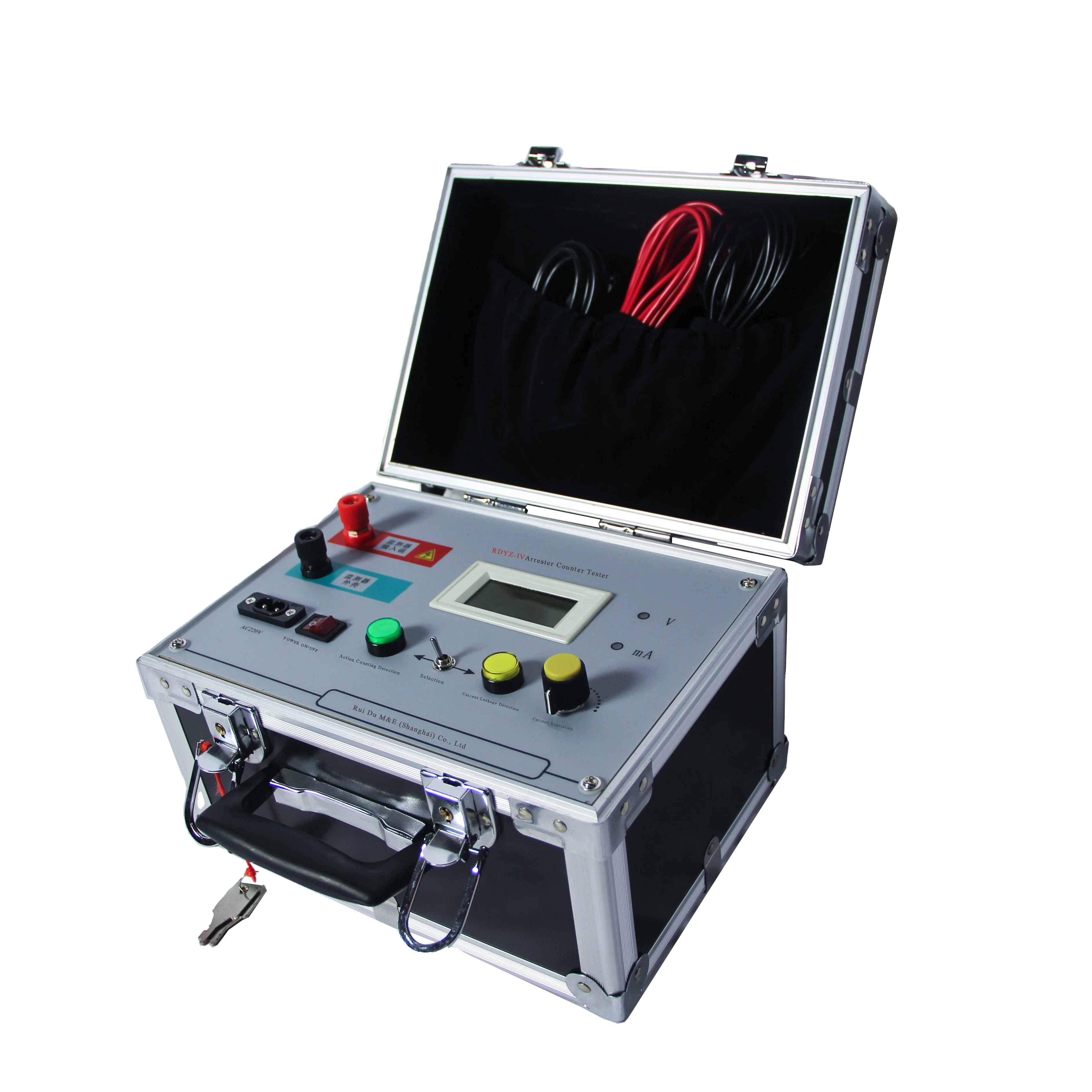 Online Yıldırım sayacı test cihazı parafudr Tester el çinko oksit paratoner deşarj sayacı kalibrasyon test cihazı