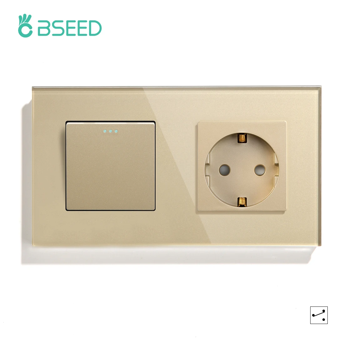 

БSEED Механические переключатели BSEED 1/2/3 клавиш белый/черный/золотой