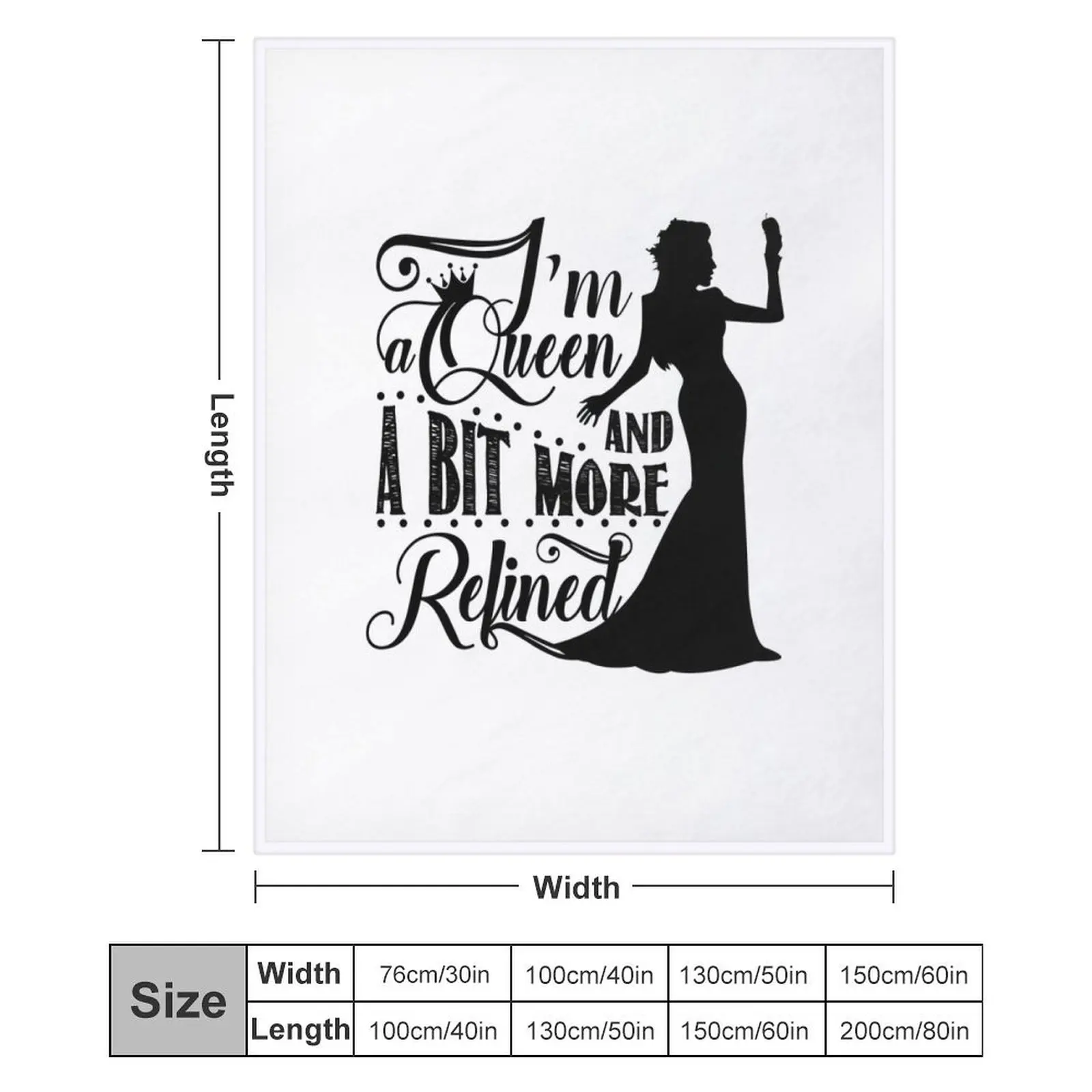 Я королева и бита более изысканное одеяло Утяжеленное летнее постельное белье