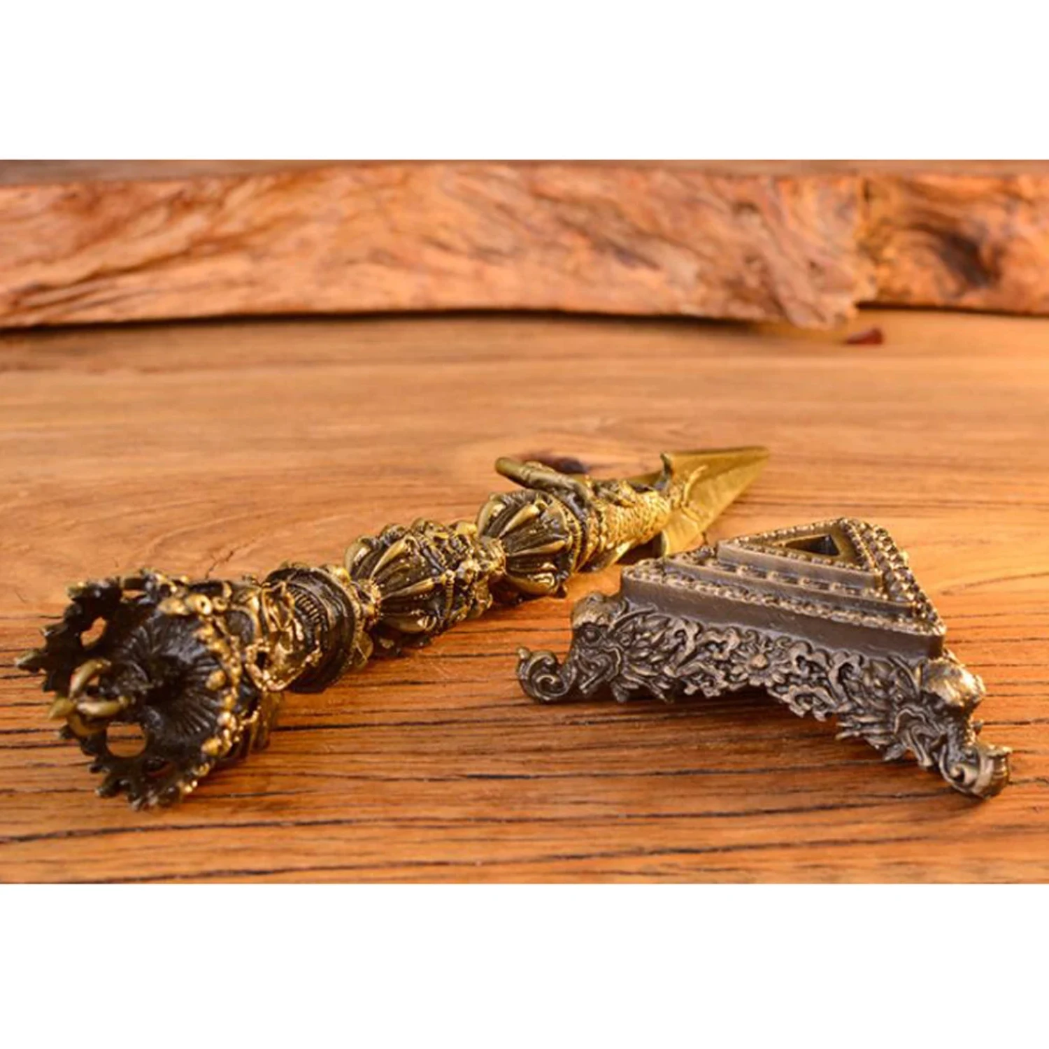 Очень большой тибетский ритумный фурба ручной работы 8 6 дюйма с основанием