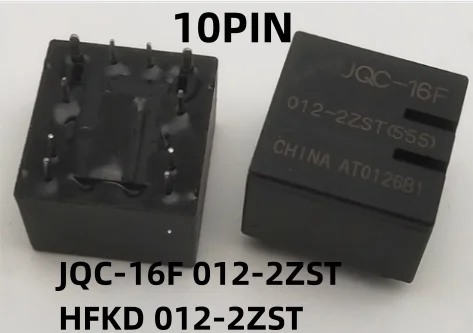 Новинка, 5 шт./партия, HFKD 012-2ZST JQC-16F 012-2ZST HFKD-012-2ZST HFKD 012 2ZST JQC 16F 012 2ZST 10PIN 12VDC