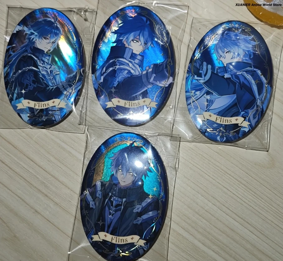 Фото Аниме Kyryll Chudomirovich Flins Series Genshin Impact мультфильм коллекционный значок брошь булавка кулон Декор постельного бедра косплей подарок №5