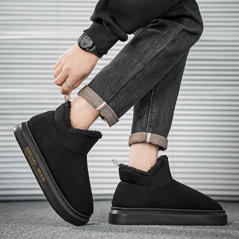 Новые зимние сапоги 2024 хлопковая обувь хлопковые тапочки стиль родителей и детей