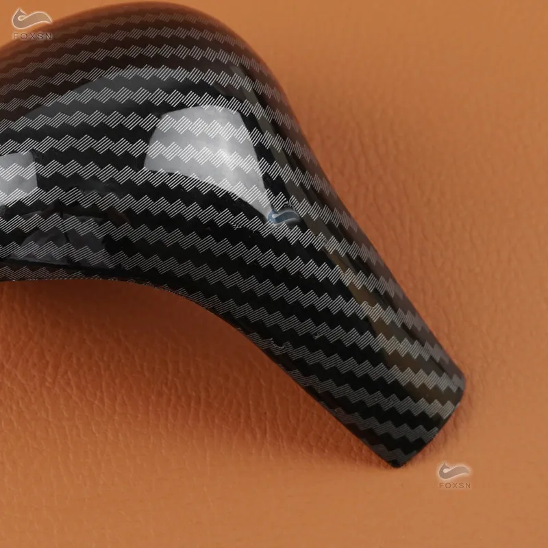 Только LHD автомобильные аксессуары ABS Карбоновая текстура Ручка переключения