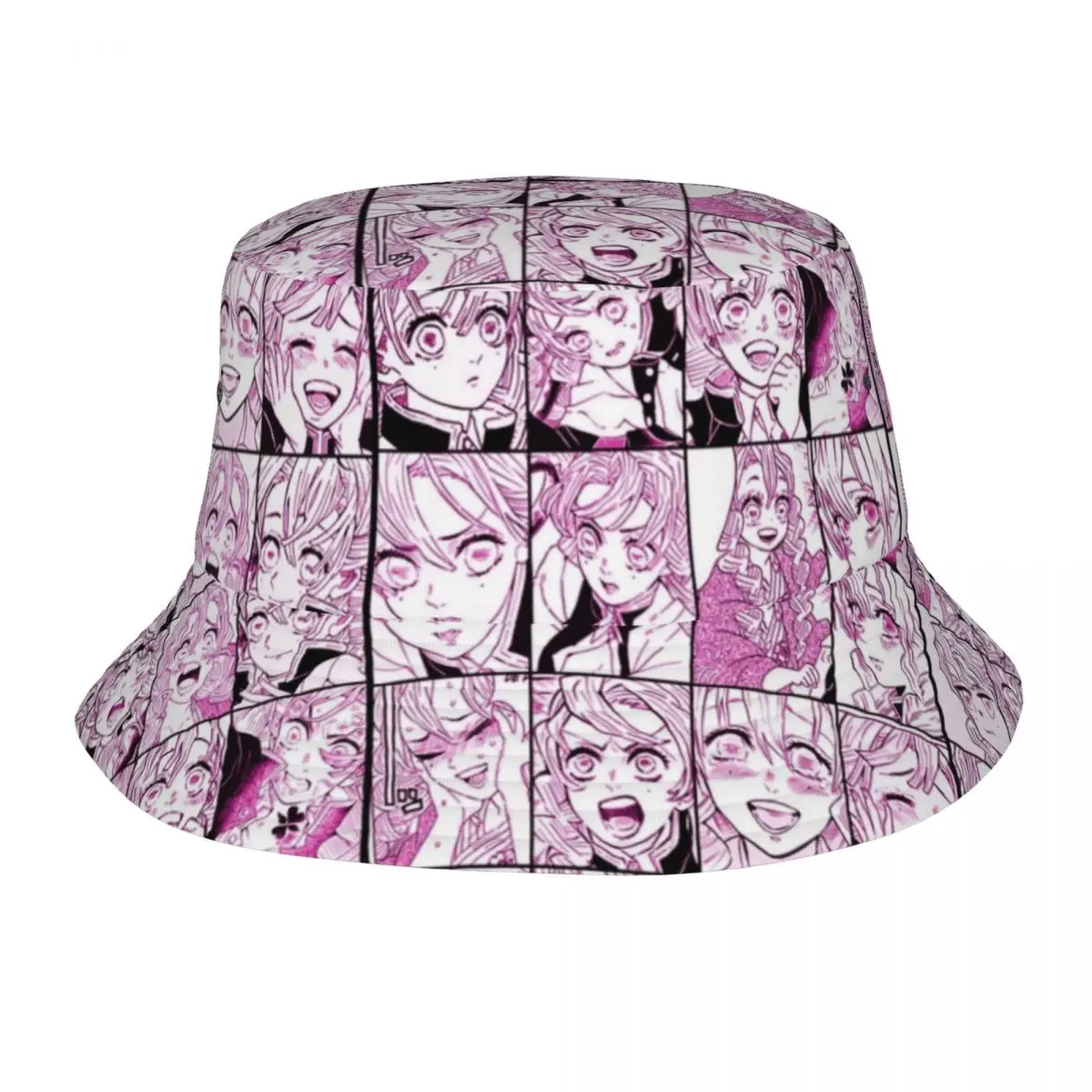 

Men Women Bob Hats Mitsuri Manga Collage Demon Slayer Hot Summer Lightweight Hiking Fisherman Hat Irish Country Hat Birthday