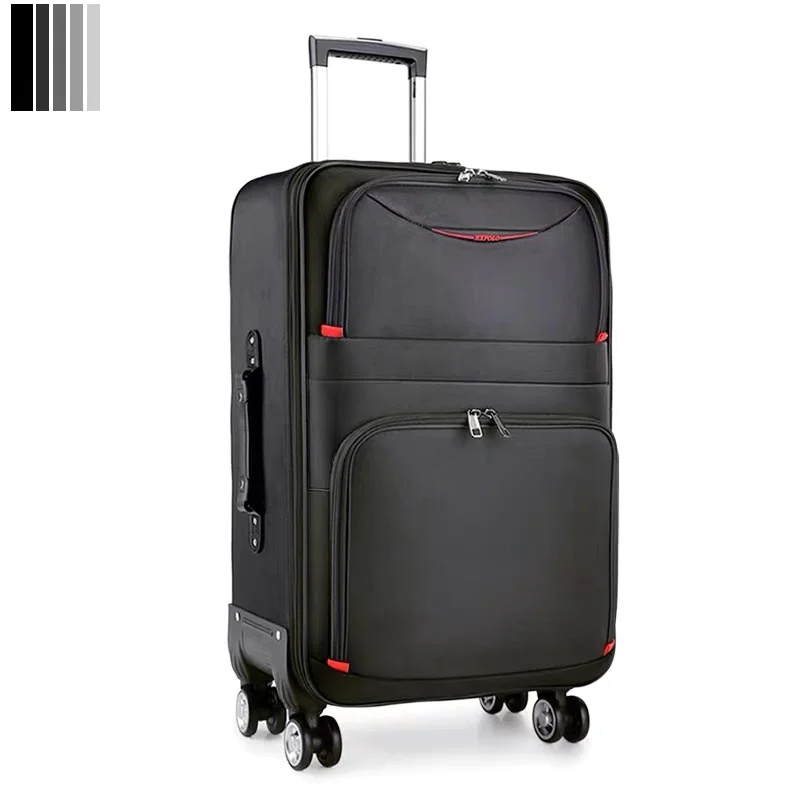 22/24/26/28 inch Travel suitcase with Wheels 20'' Cabin Carry on Trolley Luggage Bag Waterproof Oxford Suitcase Rolling Luggage