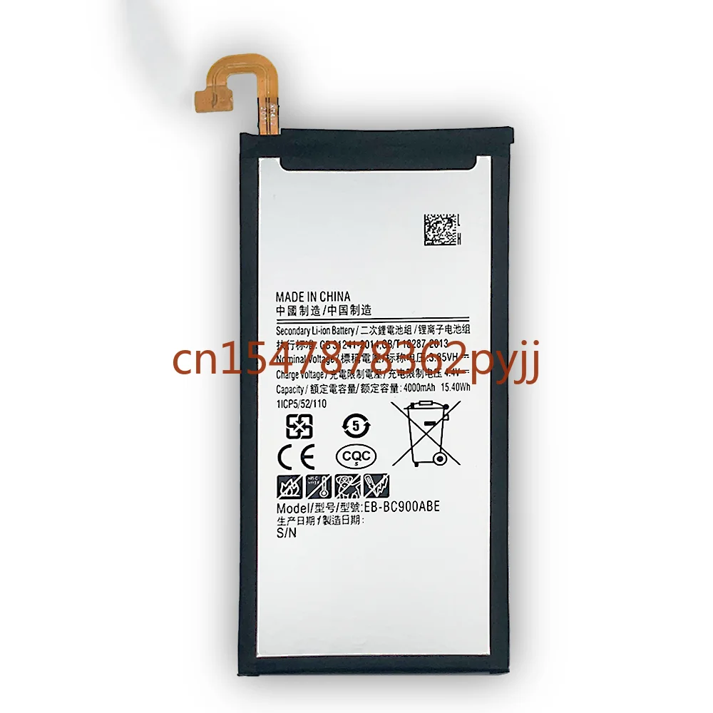 Запасная аккумуляторная батарея для Samsung Galaxy C9 Pro EB-BC900ABE C9008 C900F C900Y 4000mAh Batteria