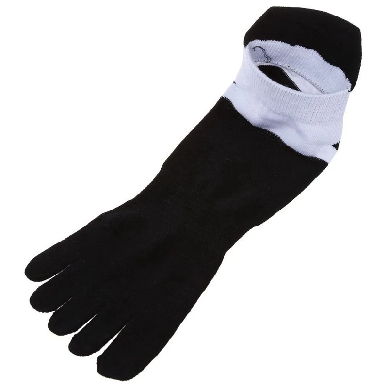 12 Pair Men Cotton Low Cut Athletic Socks 5 Toe Socks Mesh Wicking, Black+White+Yellow+Blue+Green+Grey