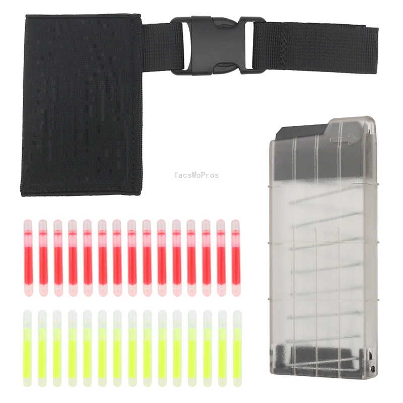 Shooting CS Spring Automatic Fluorescent Label Convenient Tactical Combat Green Red Marker Allocator Paintball Accessories