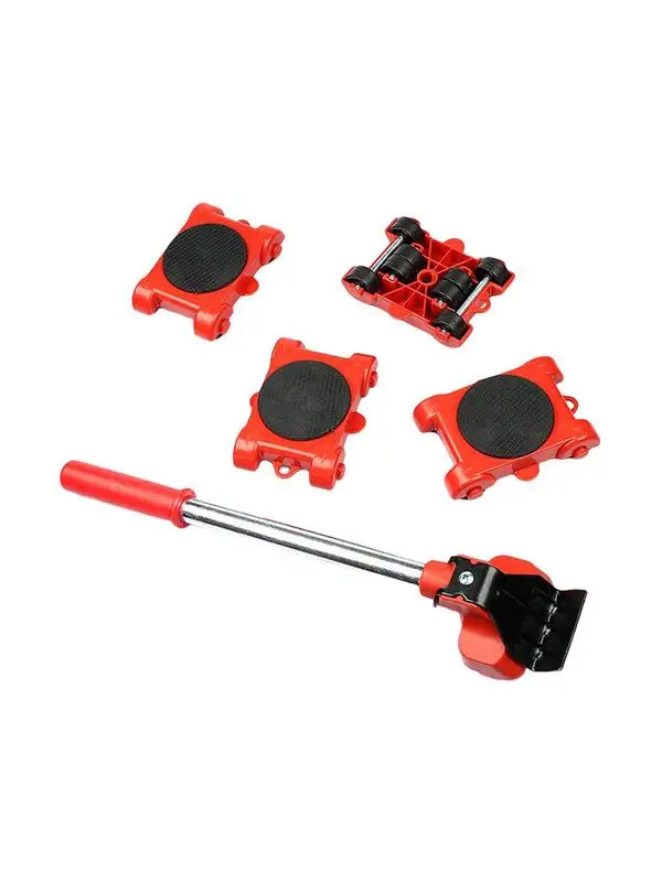 

Furniture Lifter Tool 4 Transport Wheel Sliders And Lifting Lever Set Furniture Riser Dolly Kit For 150kg/330lbs Couches Sofas