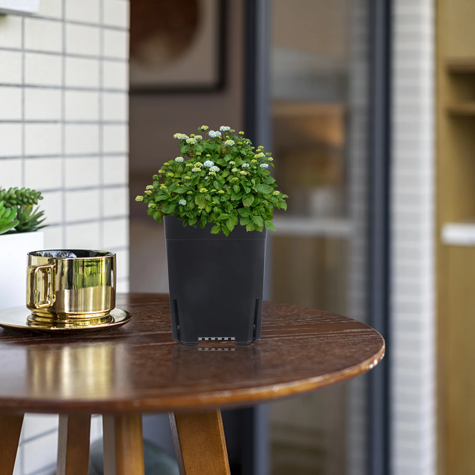 

8 Pcs Square Root Control Pot Nursery Pots Home Plants Orchid Planter Planters Indoor Plastic Large Planting Starter