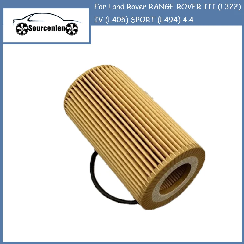 

Oil Filter Element Suit For Land Rover RANGE ROVER III (L322) IV (L405) SPORT (L494) 4.4 OEM NO LR022896