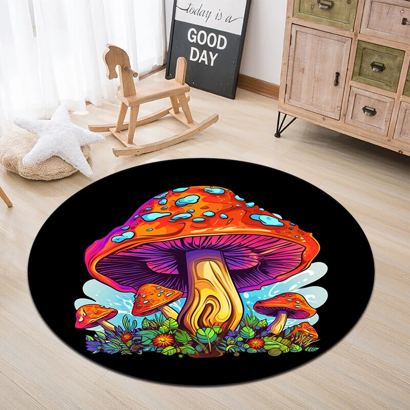 Красочный фетровый коврик с 3D-принтом: противоскользящий устойчивый к