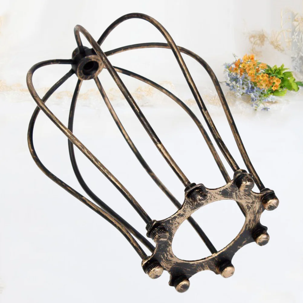 

1PC Lamp Shade Protective Durable Fashion Vintage Iron Lamp Shade Lamp Cover Chandelier Lampshade for Home Living Room