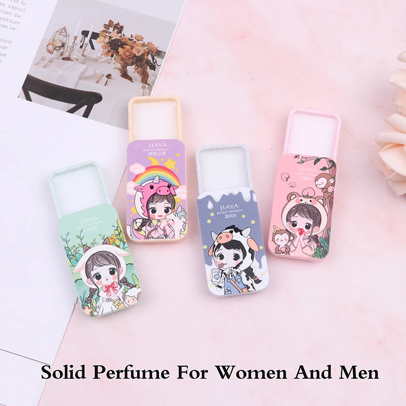 

Portable Solid Balm Deodorant Fragrance Lasting freshness Women Men Solid Perfume For Women And Men 10g