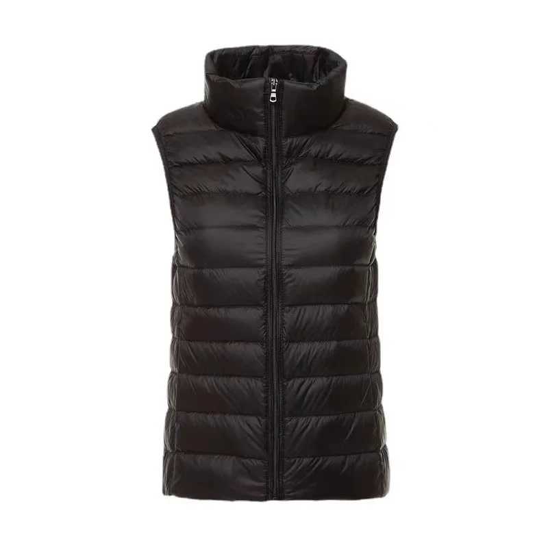 Women Portable Duck Down Vest Coat 2023 Winter Ultralight Sleeveless Puffer Duck Feather Parka Jackets Windproof Warm Waistcoat