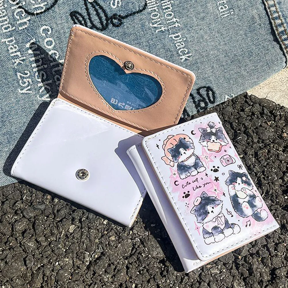 Женский кошелек из искусственной кожи с отделениями для карт