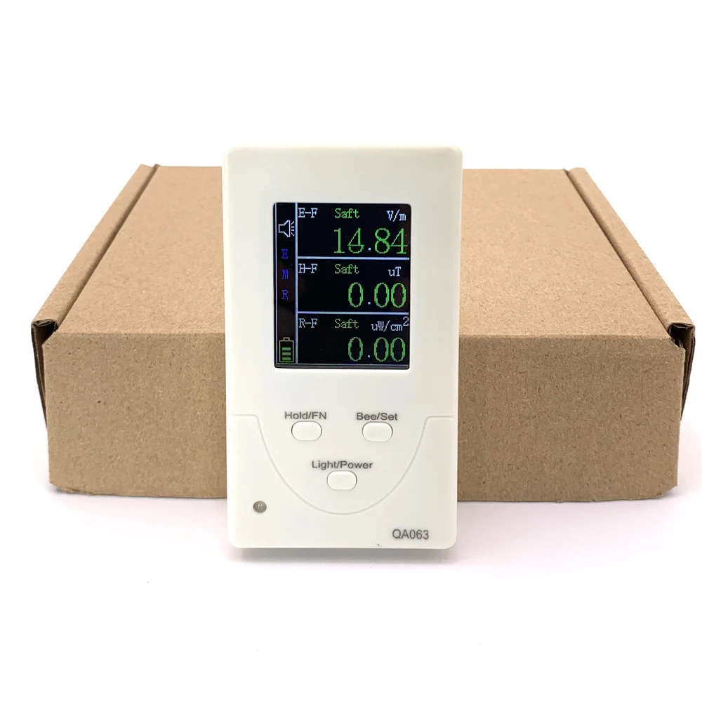 

2 In 1 Electromagnetic Radiation Detector High Precision Geiger Dosimeter X-Ray Beta Gamma Measuring Tester Handheld EMF Meter