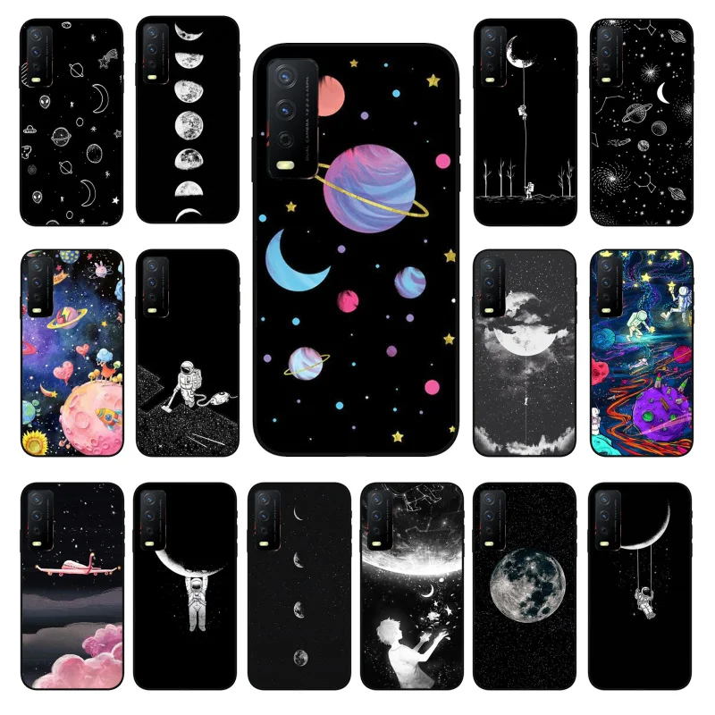 

Space Astronaut Star Phone Case for VIVO Y72 Y20 Y11 Y12 Y17 Y19 Y20S Y31 Y1S Y91C Y21 Y51 Y20i Y11S Y12S Y70