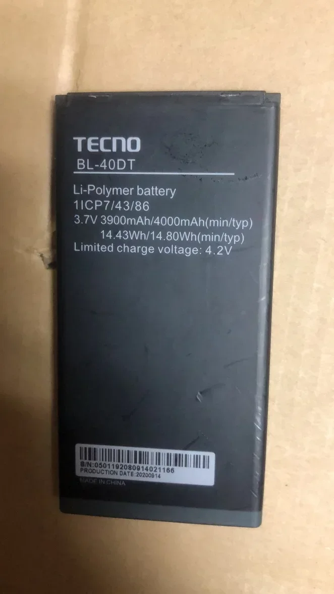 Аккумулятор для TECNO BL-25BT BL-29BT BL-15FT BL-15DT BL-19CI BL-19CT BL-15GI BL-24ET