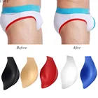 Нижнее белье с эффектом пуш-ап мужское, пикантное пуш-ап нижнее белье с подкладкой спереди, купальные трусы