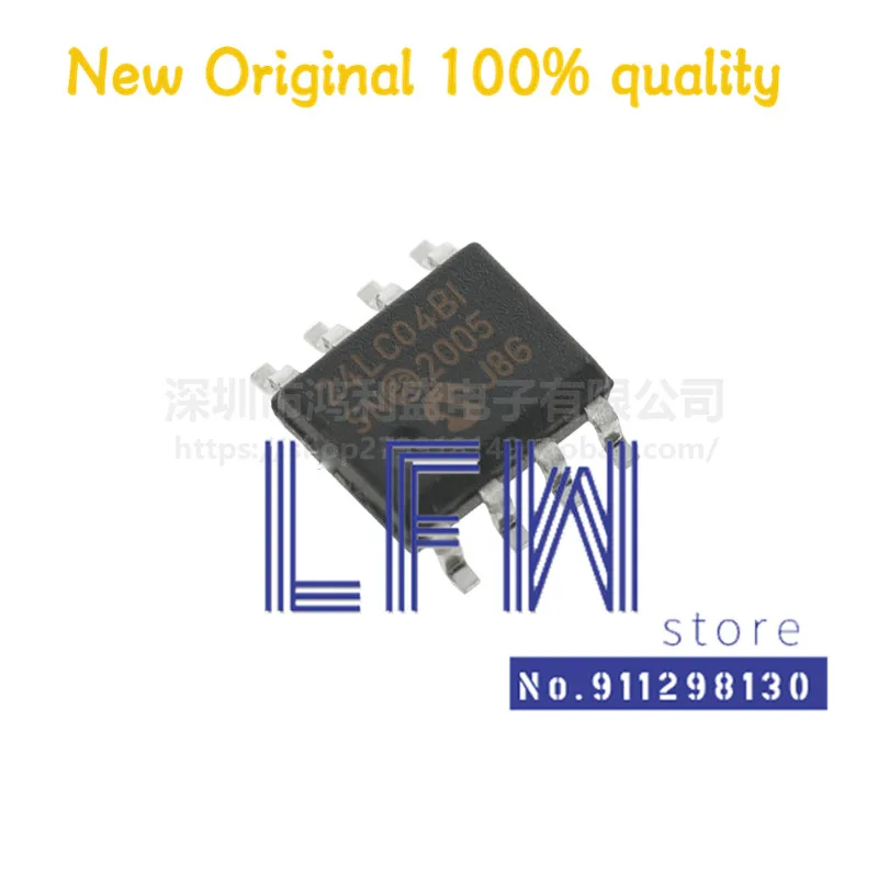 Набор схем 24LC04B-I/SN 24LC04BI 24LC04 PIC24LC04B SOP8, 100% новые и оригинальные строчки, 10 шт./лот