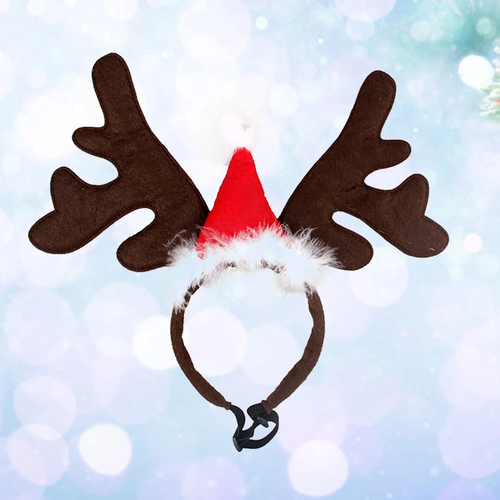 

Dog Christmas Pet Headbandhead Hoop Decor Hatheadwear Costumes Headbands Dogs Cat Reindeer Antlers Costume Puppy Kitten Christma