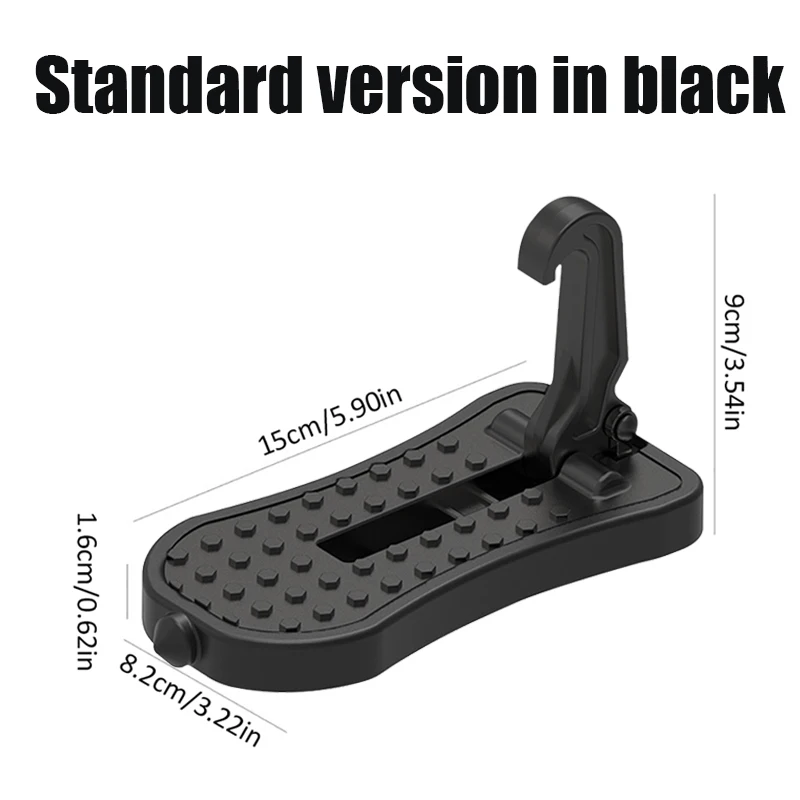 

Расширенный Автомобильный Дверной ступенчатый Складной автомобильный багажник на крышу ступенчатый Универсальный крюк с защелкой вспомогательная педаль из алюминиевого сплава безопасный молоток