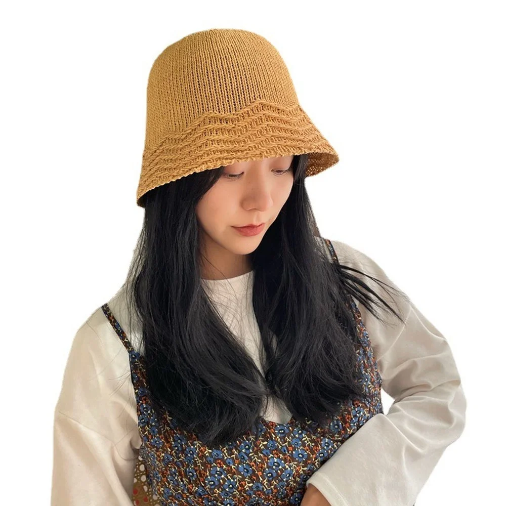 

Панама женская с защитой от солнца, тонкая дышащая трикотажная Панама для путешествий, шляпа для рыбалки, для весны и лета