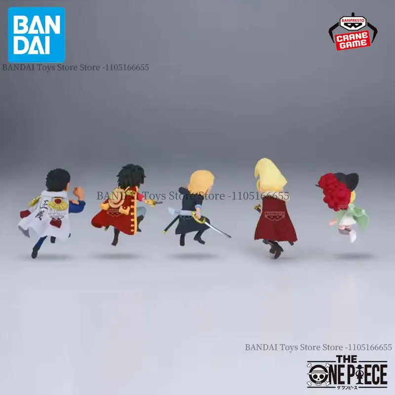 Фото Оригинальная фигурка Bandai Banpresto WCF God Valley Incident vol.1: Гарп, Стусси, Гарлинг, Рэйли, Роджер. Аниме-фигурка, статуэтка, игрушка. №2