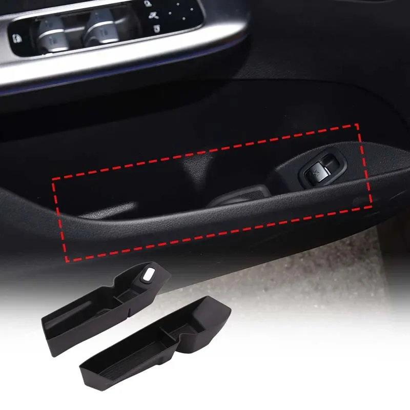 Для Mercedes Benz GLC Class X254 2023-2024 TPE черный ящик для хранения дверей автомобиля