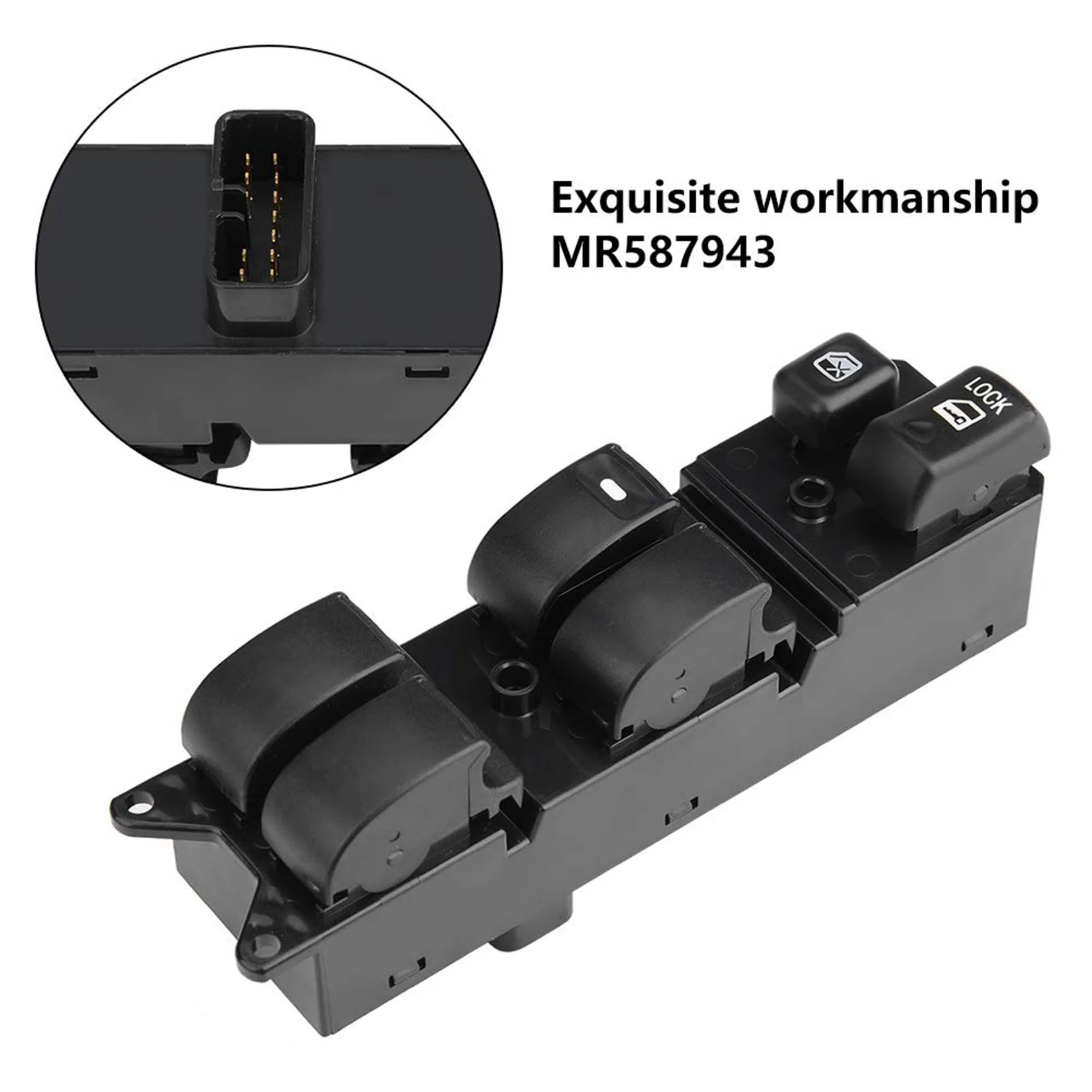 Автомобильный Электрический переключатель дверного замка MR587943 для Mitsubishi Galant Lancer