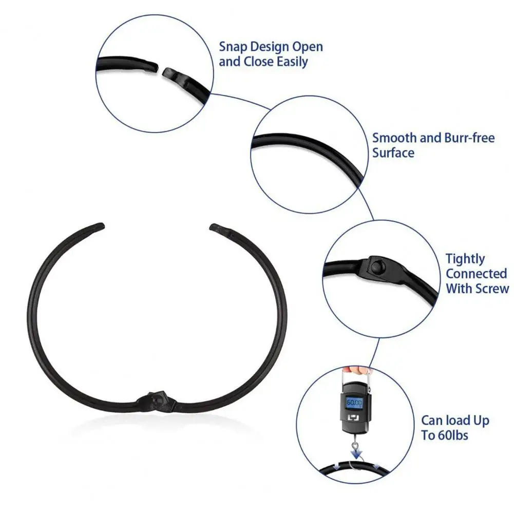 12 шт. занавески для душа с крючком застежка ванной комнаты кольцо-занавеска
