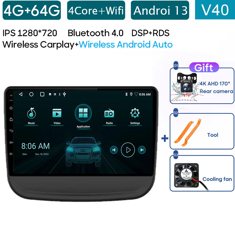 

Для Chevrolet Chevry Equinox 2017-2020 Android 14 Carplay авто радио мультимедийный плеер авто радио GPS навигация головное устройство