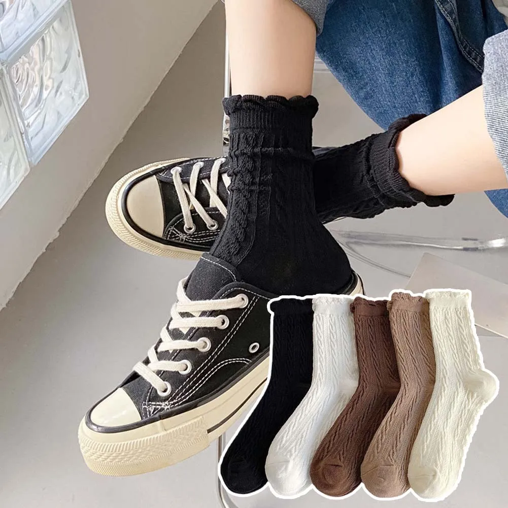 

Летняя женская кружевная черная белая Выходная женская модель из хлопка Милая японская жаккардовая Мода для колледжа для девушек милый Лид...