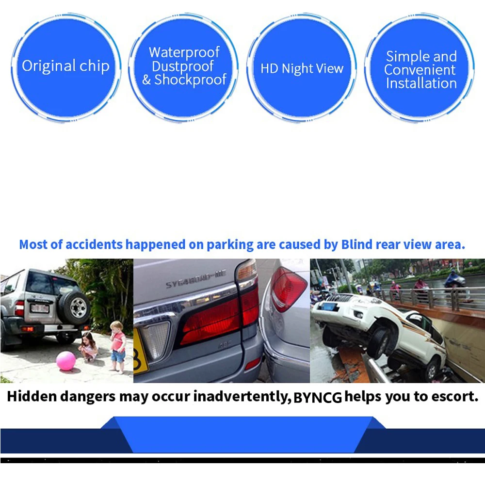 Рамка для номерного знака с камерой заднего вида