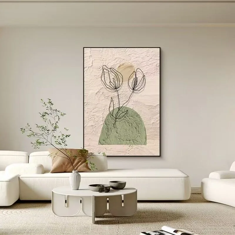 

30x40cm Simple Flower Decorative Paintings Living Room Decoration Painting Bedroom Layout Painting Wall Poster Wall Art Draw