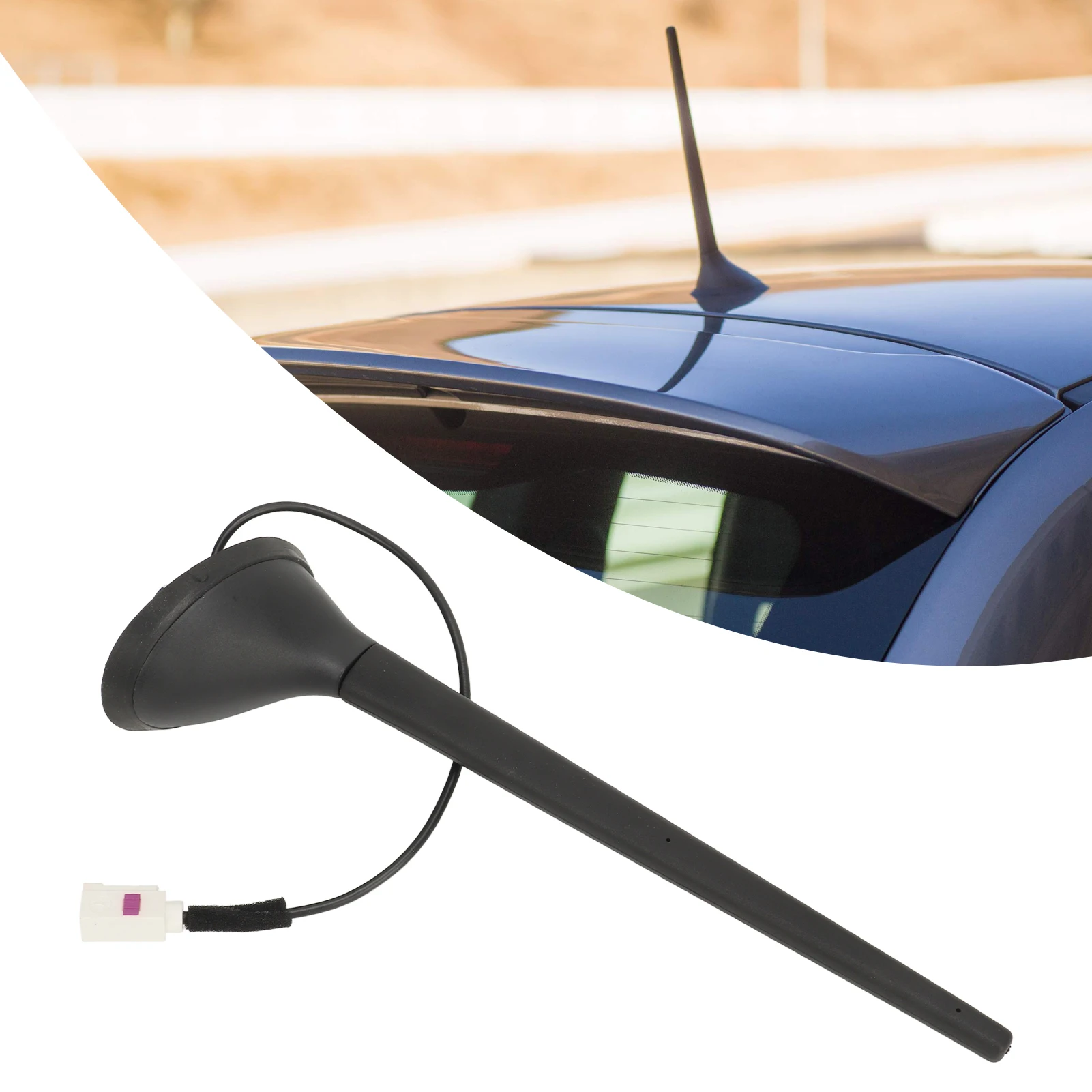 

Car Roof Antenna Base Mast Kit 50540987 Stable Performance Replacement for Fiat 500 595 695 2012-2023