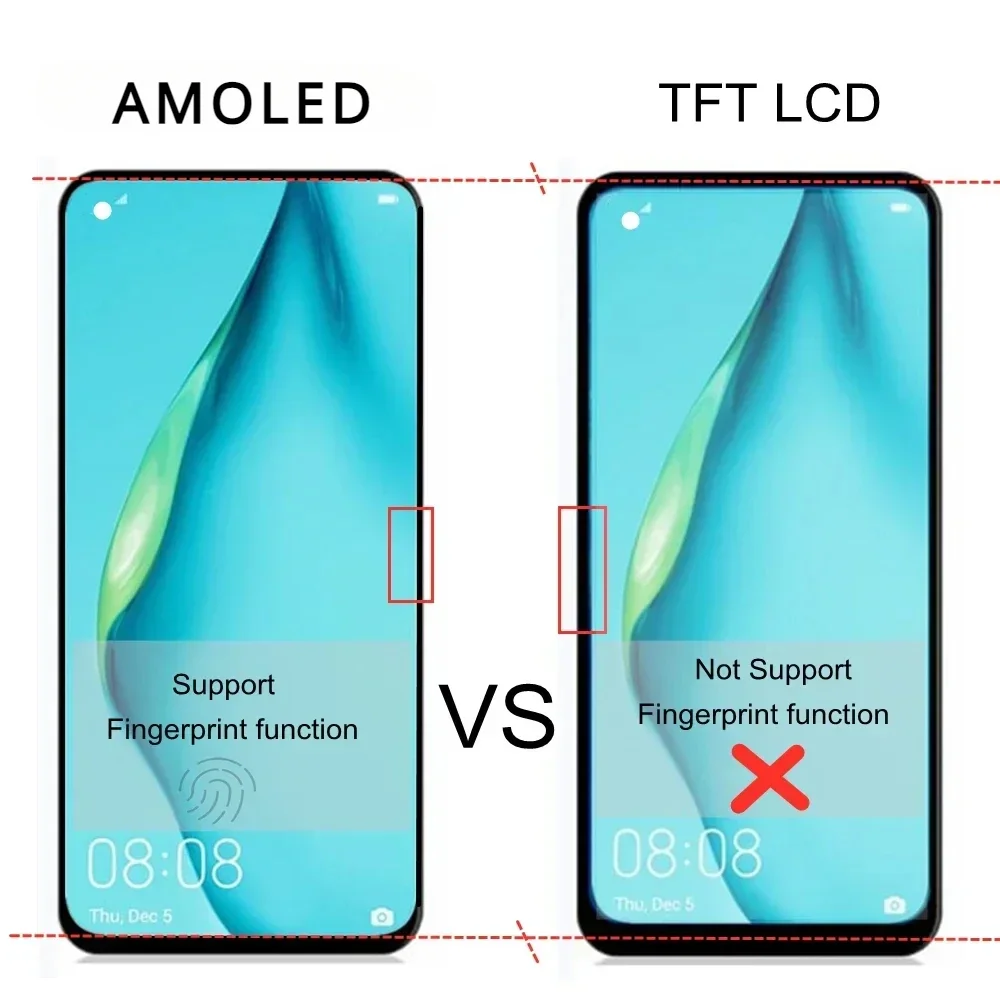 6 43-дюймовый TFT ЖК-дисплей для Oppo Reno5 Z ЖК-экран Reno5Z сенсорная панель дигитайзер в