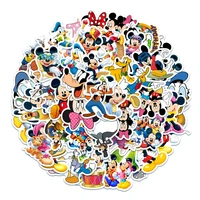 103050pcspack disney cartoon mickey mouse and donald duck stickers pvc luggage guitar laptop graffiti stickers kid gifts