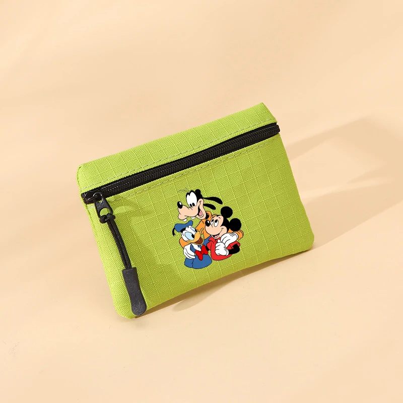 Кошельки для монет Disney с Микки Маусом кошельки принтом аниме и Минни мини-сумки
