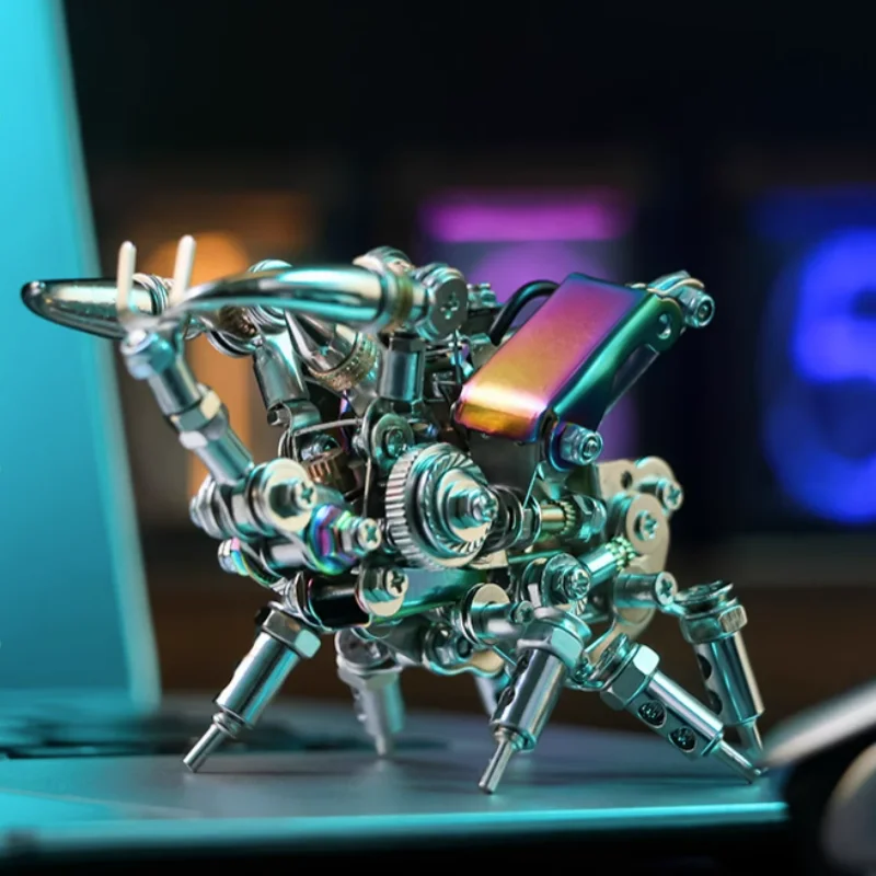 300 шт. + набор 3D Механических боевых доспехов пазлы-игрушки Mecha металлическая