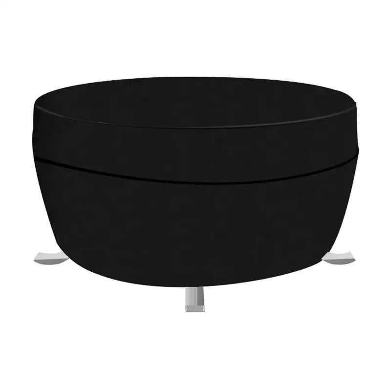 

Round Fire Pit Cover Waterproof Round Fireplace Cover Made Of Oxford Fabric Heavy Duty Oxford Fabric Round Gass Fire Pit Cover