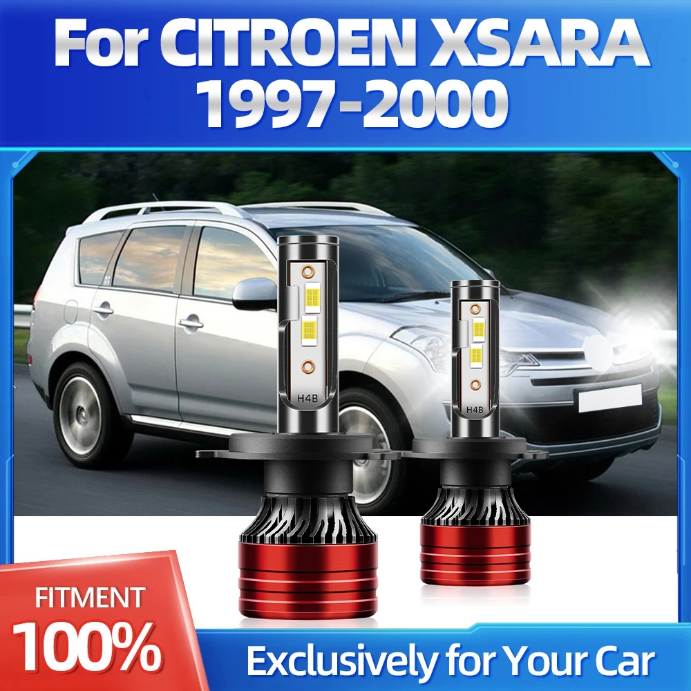 

2X фонари, высокая и низкая лампа, Combo Bright CSP светодиодный H4 1997 K 2000 Вт, срок службы часов, водонепроницаемость IP68, для CITROEN XSARA-